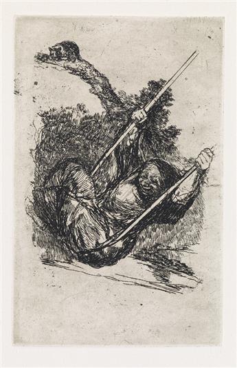FRANCISCO JOSÉ DE GOYA A group of 6 etchings with aquatint and drypoint executed in Bordeaux between 1824 and 1828.